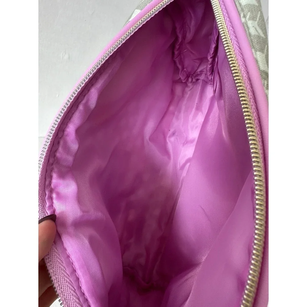 Estee Lauder khaki Printed Cosmetic‎ Makeup Bag